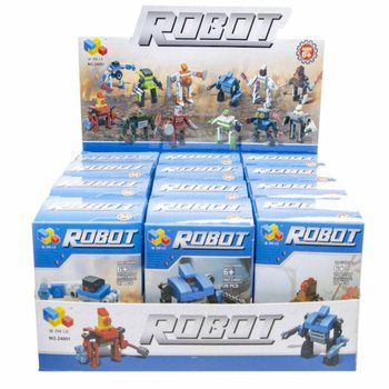 Briks tal-Kostruzzjoni Robots (12-il biċċa f'Display)
