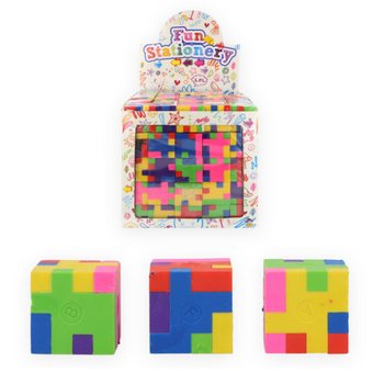 GOMMA TAL-KUBI TAL-PUZZLE - F'DISPLAY (120 biċċa)