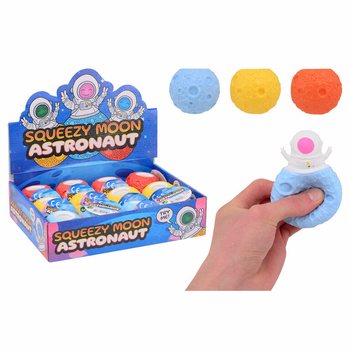 Astronaut Squeezy Moon Ball - Fid-Display (12-il Biċċa)