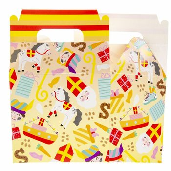 SINTERKLAAS MENUBOX / KAXXA TAT-TRATTAMENTI 14x10x17 cm (12 biċċa)