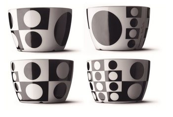 MENU - SET TA' 4 SKUTELLI VERNER PANTON 12 CM (1 pz)