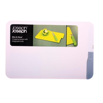 JOSEPH JOSEPH - BORD TAL-QTUGĦ SLICE & STORE B'SIKKINA INTEGRATA (1 pz.)