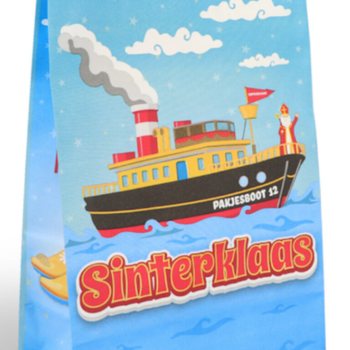 Boroż tar-Rigali tal-Karta ta' San Nikola (Sinterklaas) - 16x8x22 cm (12-il biċċa)