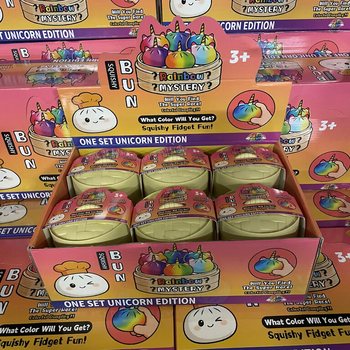 RAGE - Squishy Bun Dumplings KBAR - EDIZJONI UNICORN (8,5 x 8,5 x 7,5 cm) (12 pz)