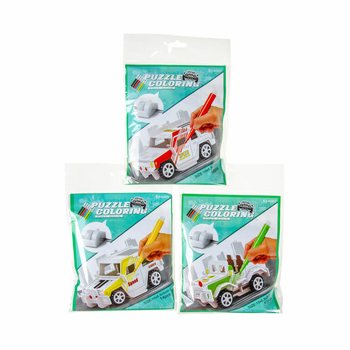 3D Puzzle Ibni u Pinġi l-Karozza Tiegħek (12-il biċċa)