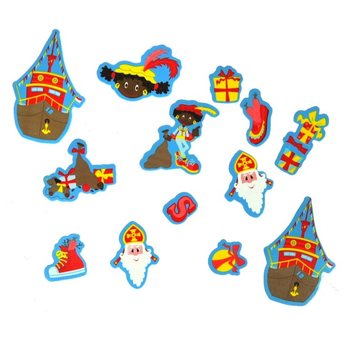 60 Stikers tal-Fowm Sinterklaas & Piet (3 settijiet)