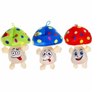 FUNGUS TAL-PLUSH KBIR BIL-WIĊĊ - 25 CM - MIX TA' KULURI (6 biċċiet)