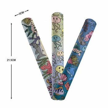 Slap Bracelets Annimali tal-Baħar (36 biċċa)