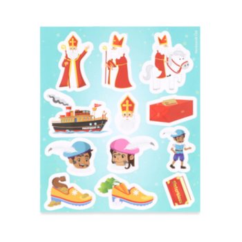 FUN STICKERS &ndash; MUDELL: SINTERKLAAS (120 biċċa)