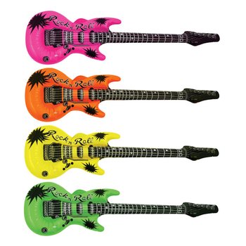 Kitarra li Tintefaħ Neon Mix - 95cm (12-il biċċa)