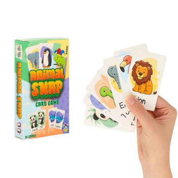 LOGĦBA TAL-KARTI ANIMAL SNAP - KARTI TAL-ANNIMALI B'36 KARTA - F'DISPLAY (12-il biċċa)
