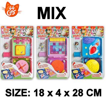 44CATS MIAO CITY FUQ KARTA - QIES: 18x4x28 CM - ASSORTITI (40 biċċa)