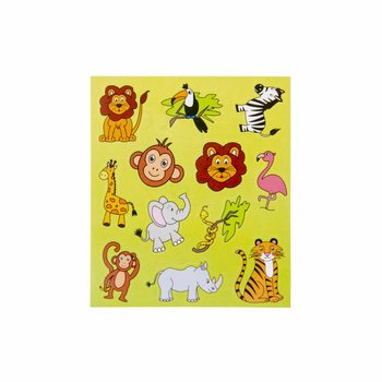 STICKERS FUN &ndash; MUDELL: ANNIMALI TAL-ĠUNGLA (120 biċċa)