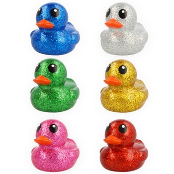 Paperelli tal-Banju Kbar bil-Glitter ikkulurit Mix - 10x8x8 cm (6 biċċa)