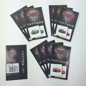 STICKERS TAT-TATTOOS DISNEY CARS 2 (50 biċċa)
