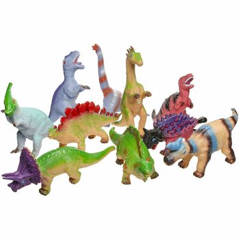 Dinosaur World: Figuri Kbar tad-Dinosawri - Mix f'Display (12 biċċa)