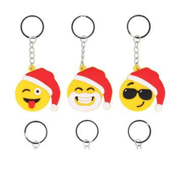 KEYCHAINS SMILEY TAL-MILIED (12-il biċċa)
