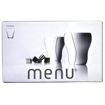 MENU - TAZZA TERMIKA BLACK CONTOUR MEDJA 320 ML, SET TA' 2
