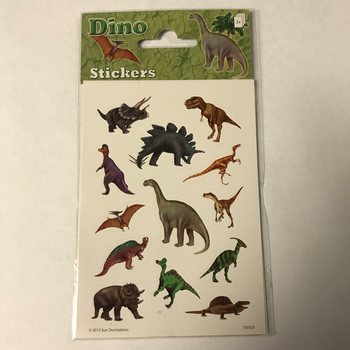 FOLJI TA' STIKERS: DINOSAWRU, 16 x 9 cm (10 pz.)