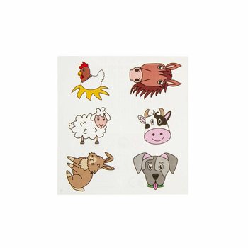 TATTOOS DIVERTENTI - ANNIMALI TAL-IRZIEZET (96 biċċa)