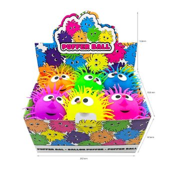 PUFFER BALL BL-GĦAJNEJN - 13CM - F'DISPLAY (12-il biċċa)