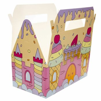 Kaxxa tal-Menu tat-Tfal Kastell tas-Silġ - 22.5 x 12 x 9.5 cm (24 pz)