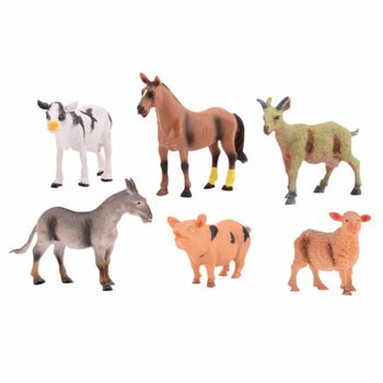 ANIMAL WORLD - SET TA' LOGĦOB B'6 FIGURI TA' ANNIMALI TAL-RAZZETT (1 biċċa)