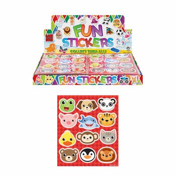 FUN STICKERS - MUDELL: ANNIMALI (120 biċċa)