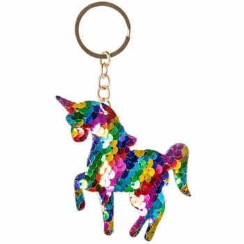 KEYCHAIN TAL-UNICORN BI-SEQINS (12-il biċċa)