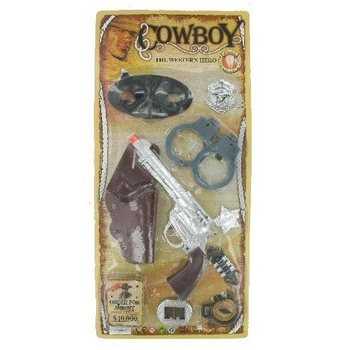 Sett Kbir ta' Cowboy fuq Kartuna (6 biċċiet)