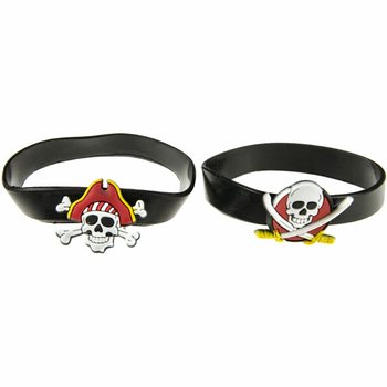BRAZZULETTI TAS-SILIKON TA' PIRATI, MIX (48 biċċa)