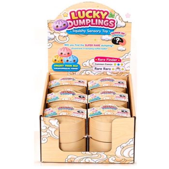 RAGE - LUCKY DUMPLINGS - Squishy Bun Dumplings KBAR Daqs 8.5 x 8.5 x 4.8 cm - FID-DISPLAY (12-il biċċa)