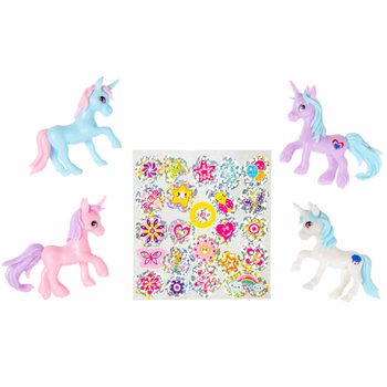 UNICORN TAL-BUT - UNICORN + STICKERS FIL-BAG RIGAL - FIL-DISPLAY (24 biċċa)