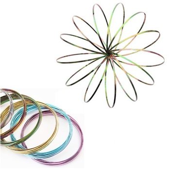 **RAGE 2018** Magic Rings / Flow Rings - Ċirku Maġiku Kinetiku 3D - MULTI COLOR | FUQ KARTA (10 biċċa)