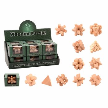Display tal-Puzzle IQ tal-Injam (12-il biċċa)