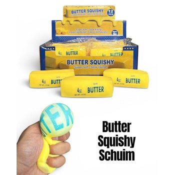 RAGE - SQUISHY BUTTER / BUTTER - MILI TAL-FOWM - SLOW RISING - Dim 11x4x4 Cm - F'DISPLAY (12-il biċċa)
