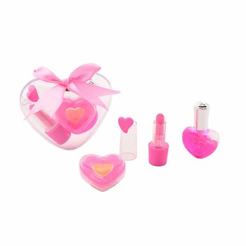 Sett tal-Make-up Bella għat-Tfal ta' 3 Biċċiet f'Forma ta' Qalb f'Display (18-il biċċa)