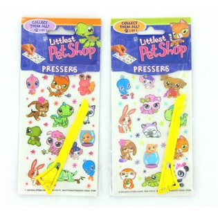 Littlest Pet Shop Rub-on Transfers / Stikers (24 pz.)