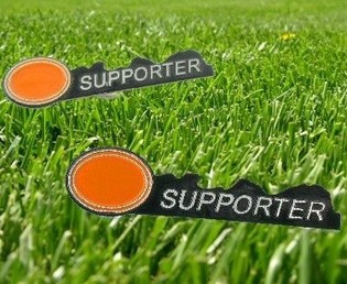 Buttuna tas-Supporter tal-Futbol Oranġjo (12-il biċċa)