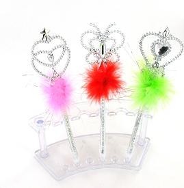 Pinna f'forma ta' Bastun Maġiku bil-Plush (12-il biċċa)