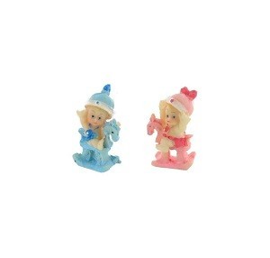 Dekorazzjoni Tarbija fuq Żiemel tat-Tbandil 5 cm (24 pz)
