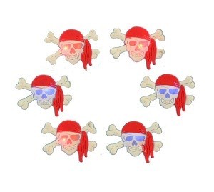 Badge tal-Pirata li Tixghel (15-il biċċa)