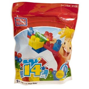 Mega Bloks 8108 - Borża b'Blokki Kbar tal-Bini (14-il biċċa)