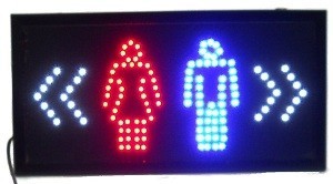 TABELLA REKLAM LED - TOILET