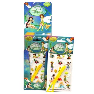 DISNEY FAIRIES RUB-ONS / STIKERS F'DISPLAY (48 biċċa)