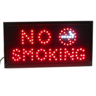 Insegna tar-Reklam LED - NO SMOKING