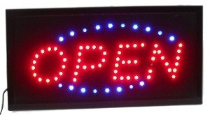 TABELLA TAR-REKLAMAR LED - OPEN 2 KULURI