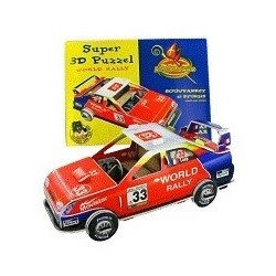 SUPER 3-D PUZZLE "WORLD RALLY" (6 biċċiet)