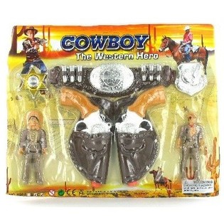 SETT KBIR TAL-COWBOYS FUQ KARTA (3 biċċiet)