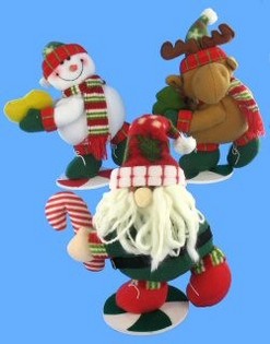 Figuri tal-Milied Lussużi fuq Stand (4 pcs)